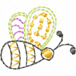 Insectes Embroidery Design 1 Insectes Embroidery Design 1